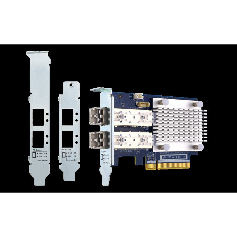 QNAP rozširujúca karta QXP-16G2FC (2x 16Gbps Fibre Channel porty, PCIe Gen3 x8)