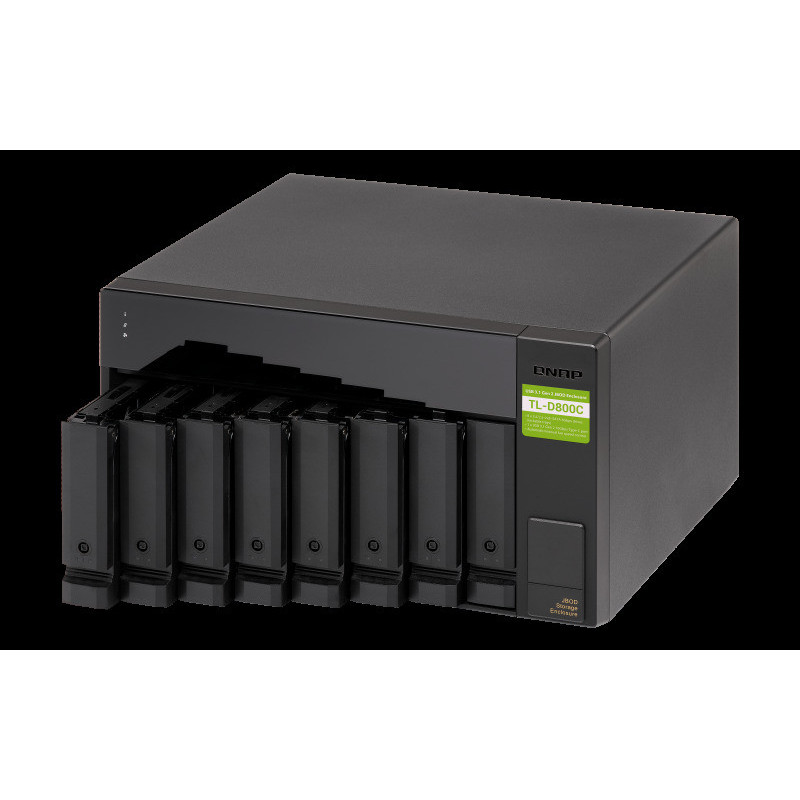QNAP TL-D800C - úložná jednotka JBOD USB 3.2 (8x SATA), desktop