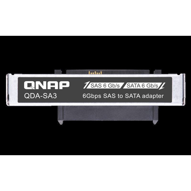 QNAP adaptér QDA-SA3-4PCS (2,5" 6Gbs SATA v 2,5" SAS pozícii, určené pre QNAP all-flash ZFS NAS)