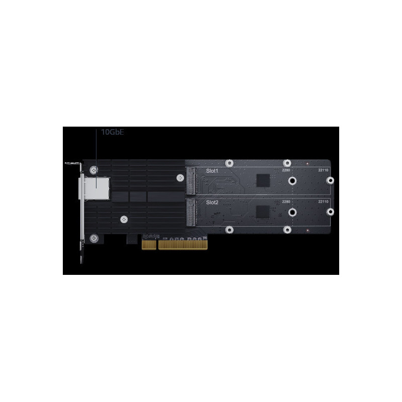 Synology Kombinovaný adaptér M.2 SSD a 10GbE E10M20-T1
