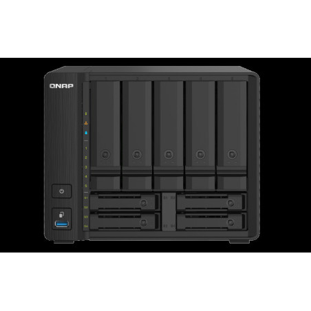 QNAP TS-932PX-4G (1,7GHz / 4GB RAM / 5x 3,5 "+ 4x 2,5" SATA / 2x 2,5GbE / 2x 10G SFP+ / 3x USB 3.2)