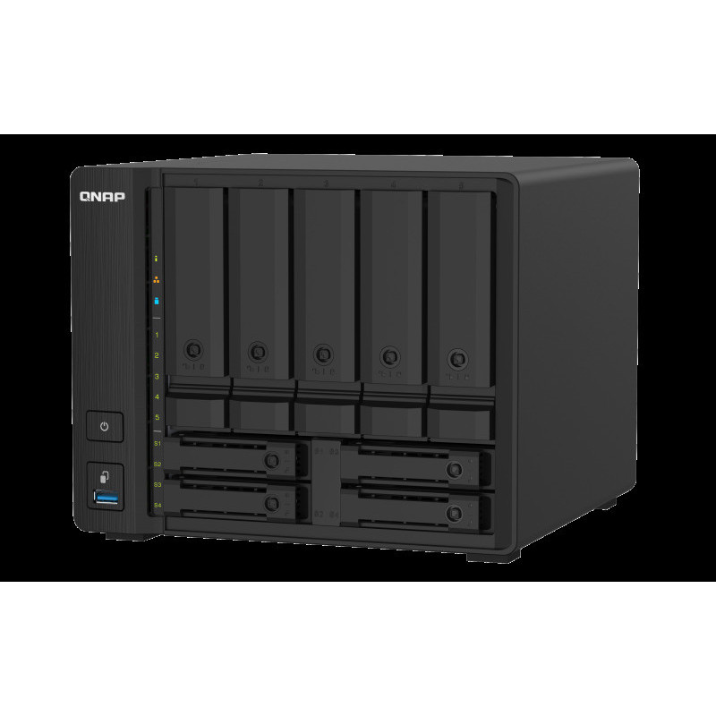 QNAP TS-932PX-4G (1,7GHz / 4GB RAM / 5x 3,5 "+ 4x 2,5" SATA / 2x 2,5GbE / 2x 10G SFP+ / 3x USB 3.2)