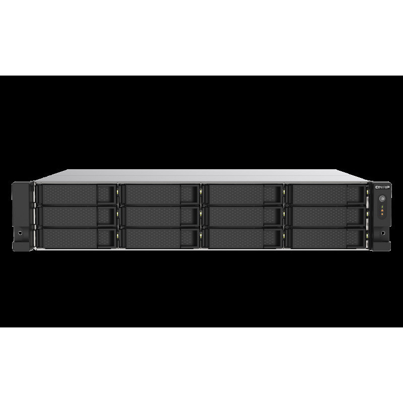QNAP TS-1273AU-RP-8G (Ryzen V1500B 2,2GHz / 8GB RAM / 12x SATA / 2x 2,5GbE / 2x PCIe / 2x zdroj)