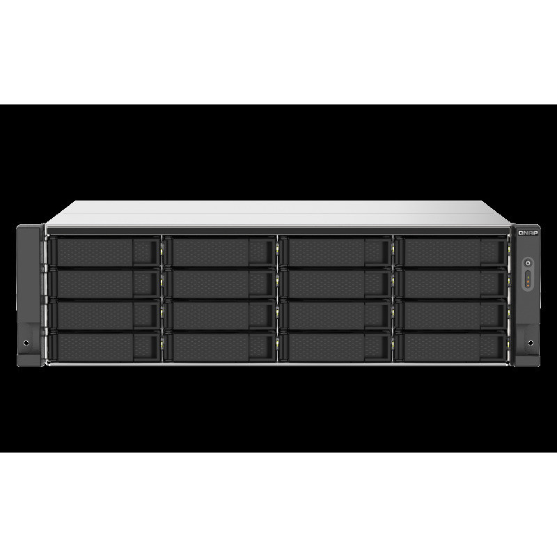 QNAP TS-1673AU-RP-16G (Ryzen V1500B 2,2GHz / 16GB RAM / 16x SATA / 2x 2,5GbE / 2x PCIe / 2x zdroj)