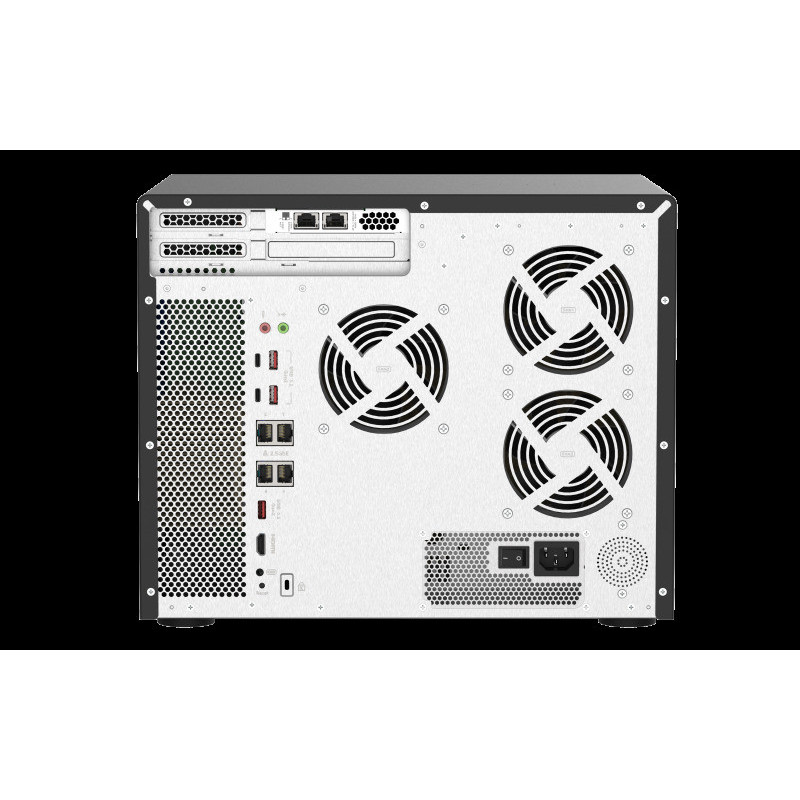 QNAP TVS-h1688X-W1250-32G (Xeon 3,3GHz, ZFS, 32GB ECC RAM, 12x 3,5" + 4x 2,5", 2x M.2 NVMe, 4x2,5GbE)