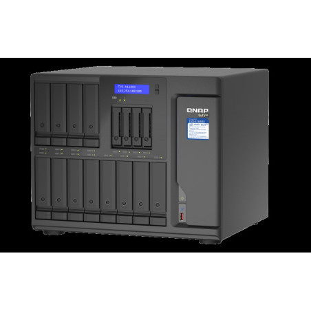 QNAP TVS-h1688X-W1250-32G (Xeon 3,3GHz, ZFS, 32GB ECC RAM, 12x 3,5" + 4x 2,5", 2x M.2 NVMe, 4x2,5GbE)