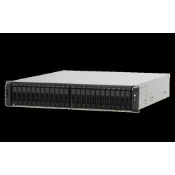 QNAP TS-h2490FU-7302P-128G (EPYC 3,3 GHz, ZFS, 128 GB ECC RAM, 24 x 2,5" U.2, 2 x 2,5 GbE, 4 x 25 GbE)
