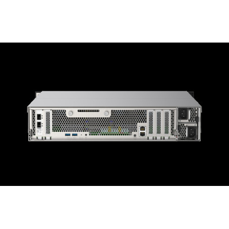 QNAP TS-h2490FU-7302P-128G (EPYC 3,3 GHz, ZFS, 128 GB ECC RAM, 24 x 2,5" U.2, 2 x 2,5 GbE, 4 x 25 GbE)