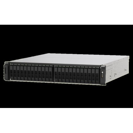 QNAP TS-h2490FU-7232P-64G (EPYC 3,2 GHz, ZFS, 64 GB ECC RAM, 24 x 2,5" U.2, 2 x 2,5 GbE, 2 x 25 GbE)