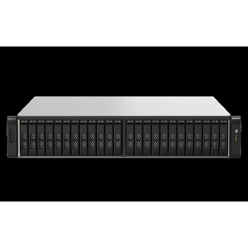 QNAP TS-h2490FU-7232P-64G (EPYC 3,2 GHz, ZFS, 64 GB ECC RAM, 24 x 2,5" U.2, 2 x 2,5 GbE, 2 x 25 GbE)