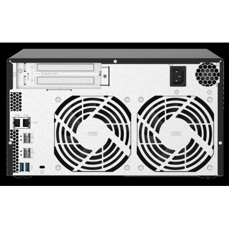 QNAP TS-832PX-4G (1,7GHz, 4GB RAM, 8x SATA, 2x 2,5GbE, 2x 10G SFP+, 1x PCIe slot, 3x USB 3.2)