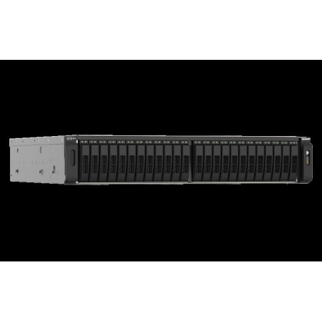 QNAP TS-h2490FU-7232P-256G (EPYC 3,2 GHz, ZFS, 256 GB ECC RAM, 24 x 2,5" U.2, 2 x 2,5 GbE, 4 x 25 GbE)