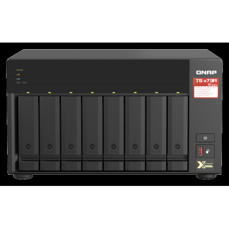 QNAP TS-873A-8G (Ryzen 2,2GHz / 8GB RAM / 8x SATA / 2x M.2 NVMe slot / 2x 2,5GbE / 2x PCIe / 4x USB)
