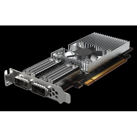 QNAP QXG-100G2SF-E810 - 100GbE (2porty) PCIe karta; nízky profil; PCIe Gen4 x16
