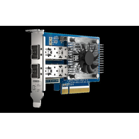 QNAP QXG-25G2SF-CX6 - 25GbE (2porty) PCIe karta; nízky profil; PCIe Gen4 x8