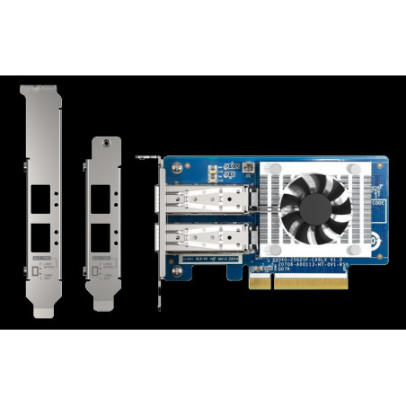QNAP QXG-25G2SF-CX6 - 25GbE (2porty) PCIe karta; nízky profil; PCIe Gen4 x8