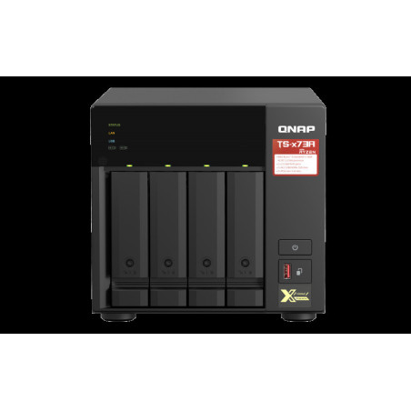 QNAP TS-473A-8G (Ryzen 2,2GHz / 8GB RAM / 4x SATA / 2x M.2 NVMe slot / 2x 2,5GbE / 2x PCIe / 4x USB)