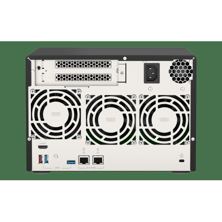 QNAP TVS-675-8G (8core 2,5 GHz / 8GB RAM / 6xSATA / 2xM.2 NVMe slot / 2xPCIe / 2x2,5GbE / 1x HDMI 4K)