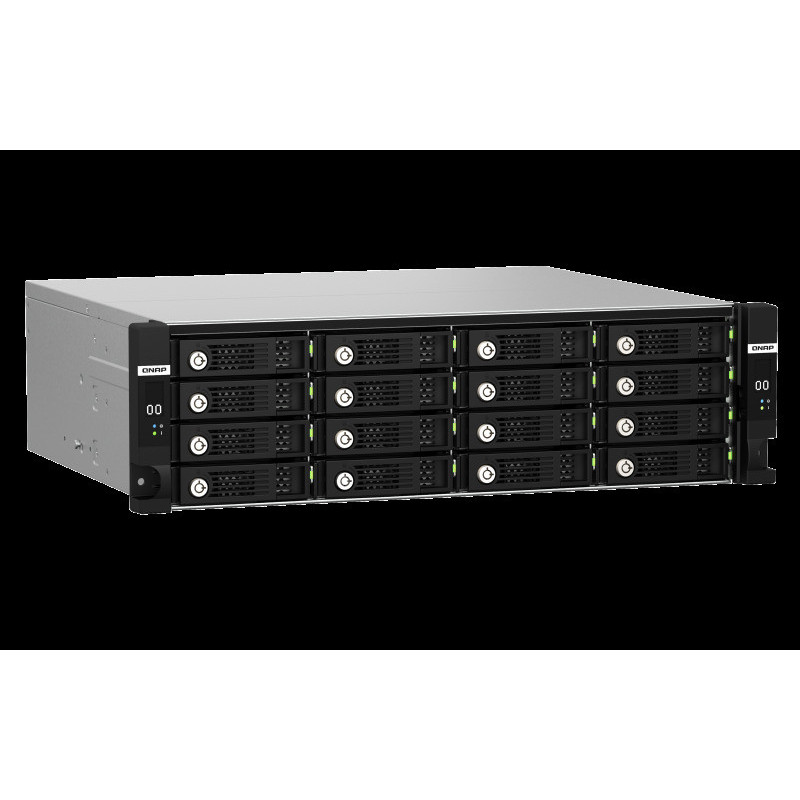 QNAP TL-R1620Sdc - 16 pozičný 3U SAS 12Gbps JBOD dual controller rozširovacia jednotka
