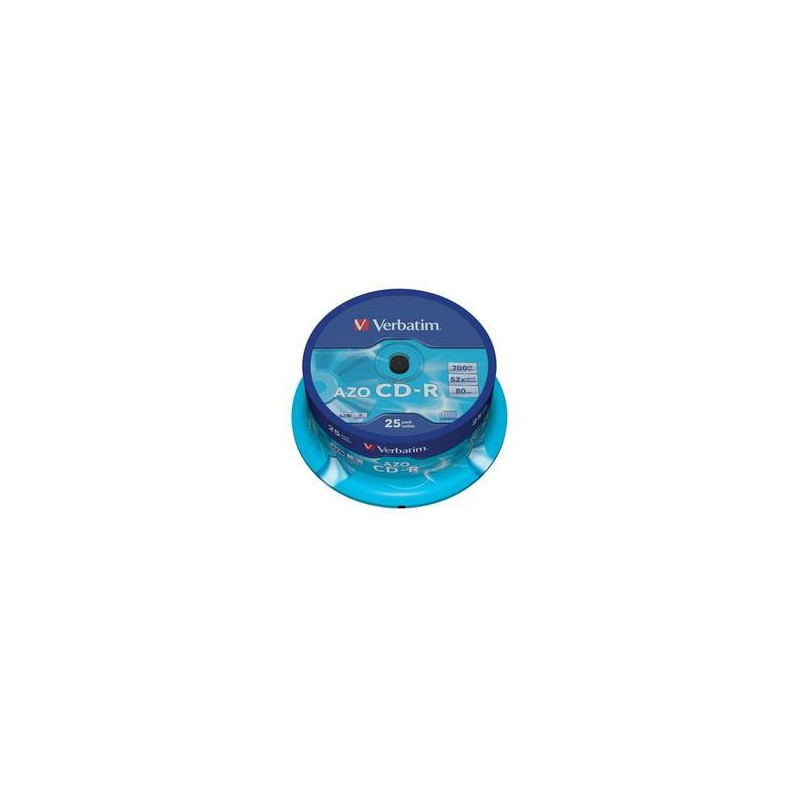 VERBATIM CD-R (25-Pack) Cake/Crystal/52x/700MB