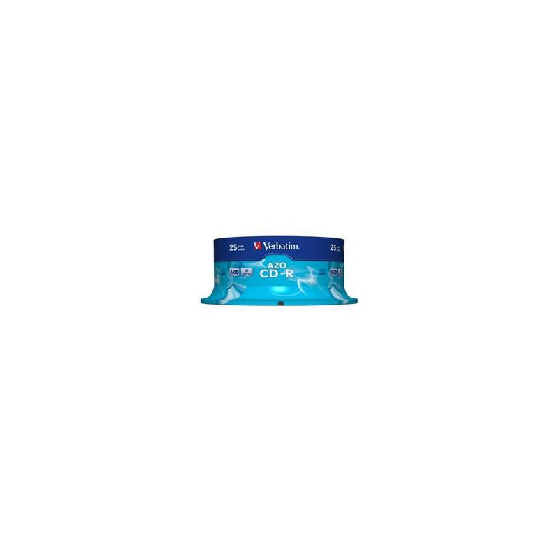 VERBATIM CD-R (25-Pack) Cake/Crystal/52x/700MB