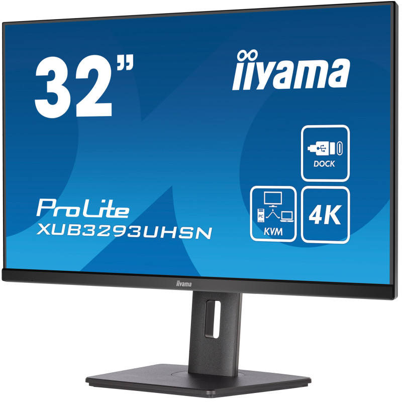 iiyama ProLite/XUB3293UHSN-B5/31,5"/IPS/4K UHD/60Hz/4ms/Black/3R