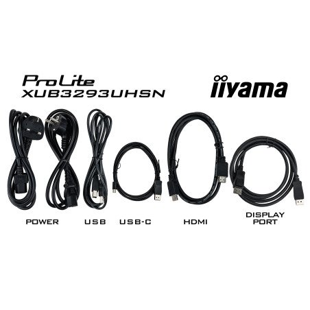 iiyama ProLite/XUB3293UHSN-B5/31,5"/IPS/4K UHD/60Hz/4ms/Black/3R