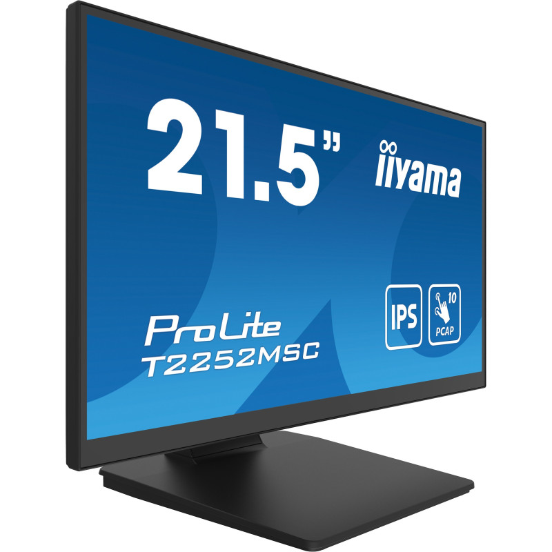 22" LCD iiyama T2252MSC-B2: IPS, FHD, 10P, DP, HDMI