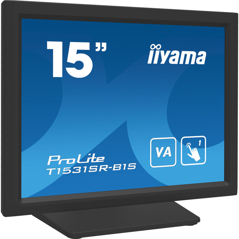 15" iiyama T1531SR-B1S: VA, 1024x768, DP, HDMI