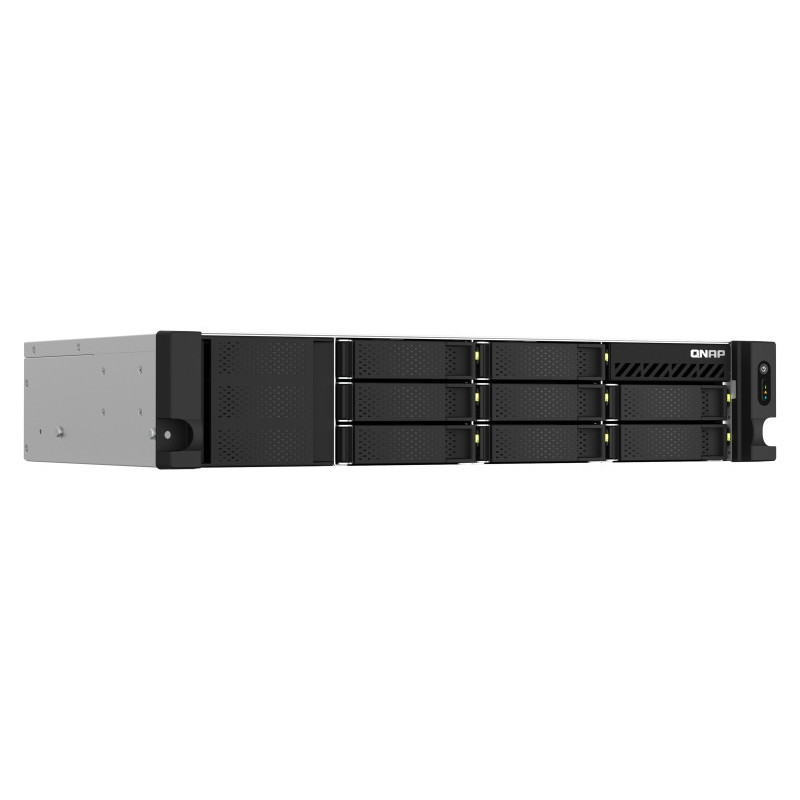 QNAP TS-873AeU-RP-4G (Ryzen 2,2GHz, 4GB RAM, 8xSATA, 2x2,5GbE, 1xPCIe, 2xM.2, 2xzdroj, malá hĺbka)