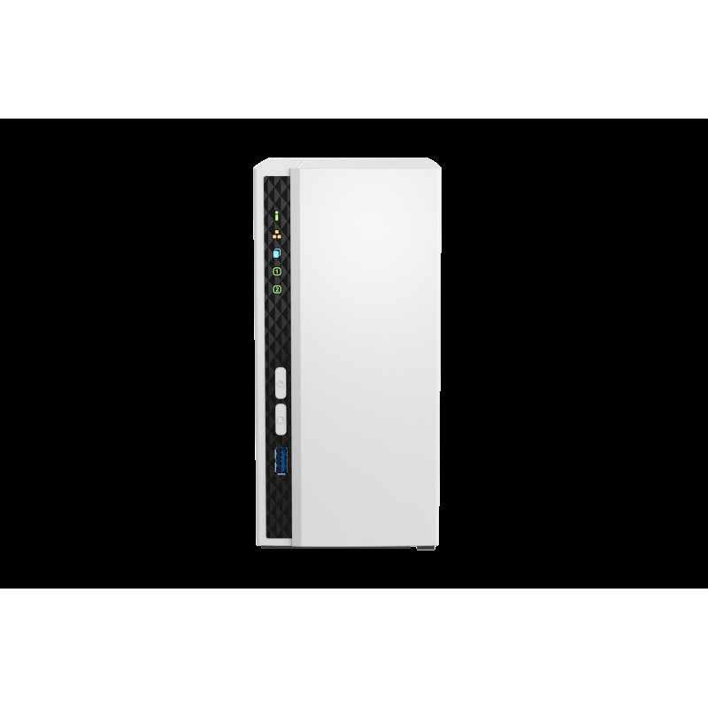 QNAP TS-233 (4core 2,0 GHz + NPU, 2GB DDR4 RAM, 2x SATA, 1x GbE, 1x USB 2.0, 1x USB 3.2)