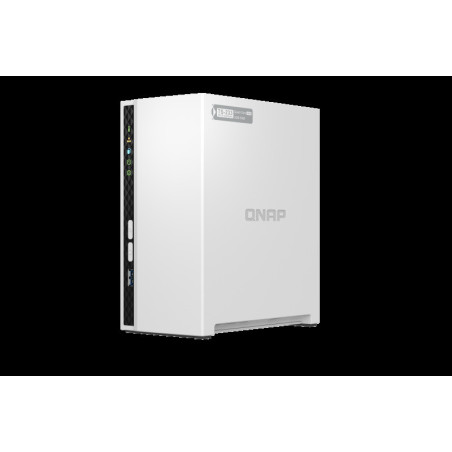 QNAP TS-233 (4core 2,0 GHz + NPU, 2GB DDR4 RAM, 2x SATA, 1x GbE, 1x USB 2.0, 1x USB 3.2)