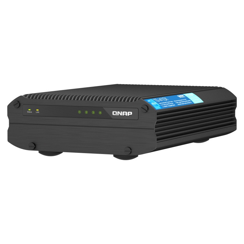 QNAP TS-i410X-8G (priemyselný NAS, 4core 3,0 GHz, 8GB RAM, 4x2,5" SATA, 2x10GbE, 4xUSB 3.2, 1x HDMI)