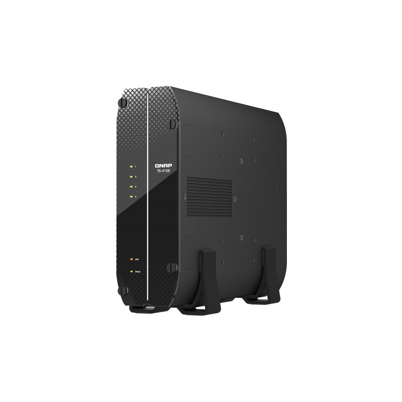 QNAP TS-410E-8G (4core 2,6GHz, 8GB RAM, 4x 2,5" SATA, 2x 2,5GbE, 4x USB 3.2, 1x 4K HDMI, fanless)