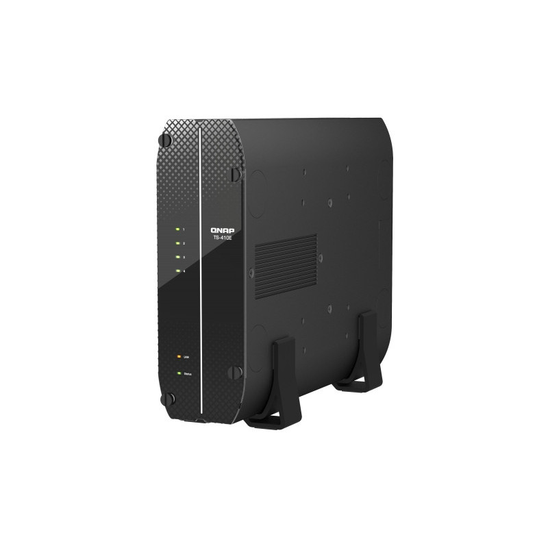 QNAP TS-410E-8G (4core 2,6GHz, 8GB RAM, 4x 2,5" SATA, 2x 2,5GbE, 4x USB 3.2, 1x 4K HDMI, fanless)