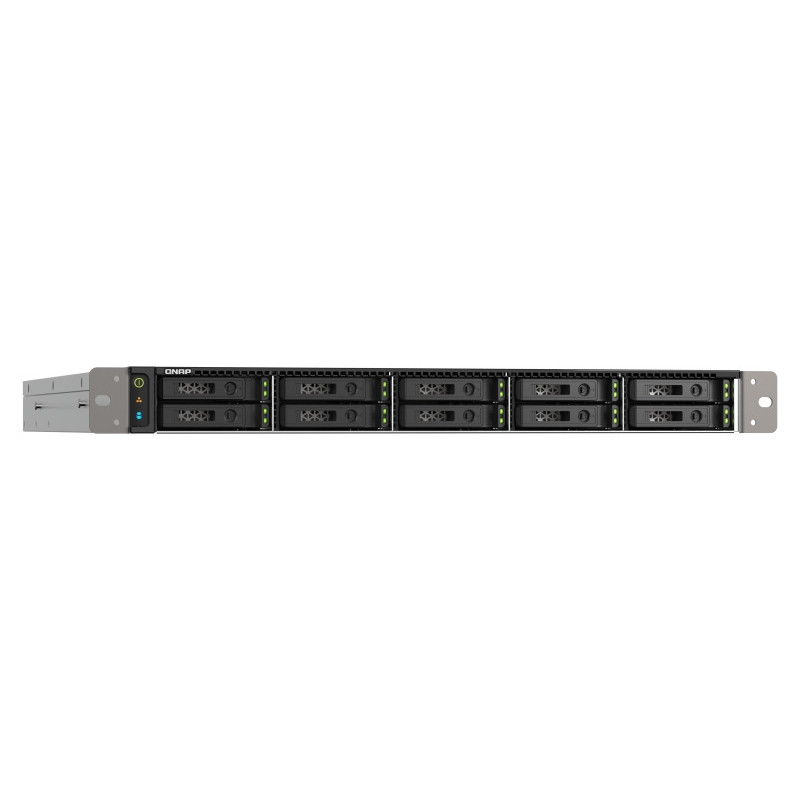 QNAP TS-h1090FU-7302P-128G (AMD EPYC, 128GB ECC RAM, 10x 2,5" U.2/SATA, 2x PCIe, 2x 2,5GbE, 2x25GbE)
