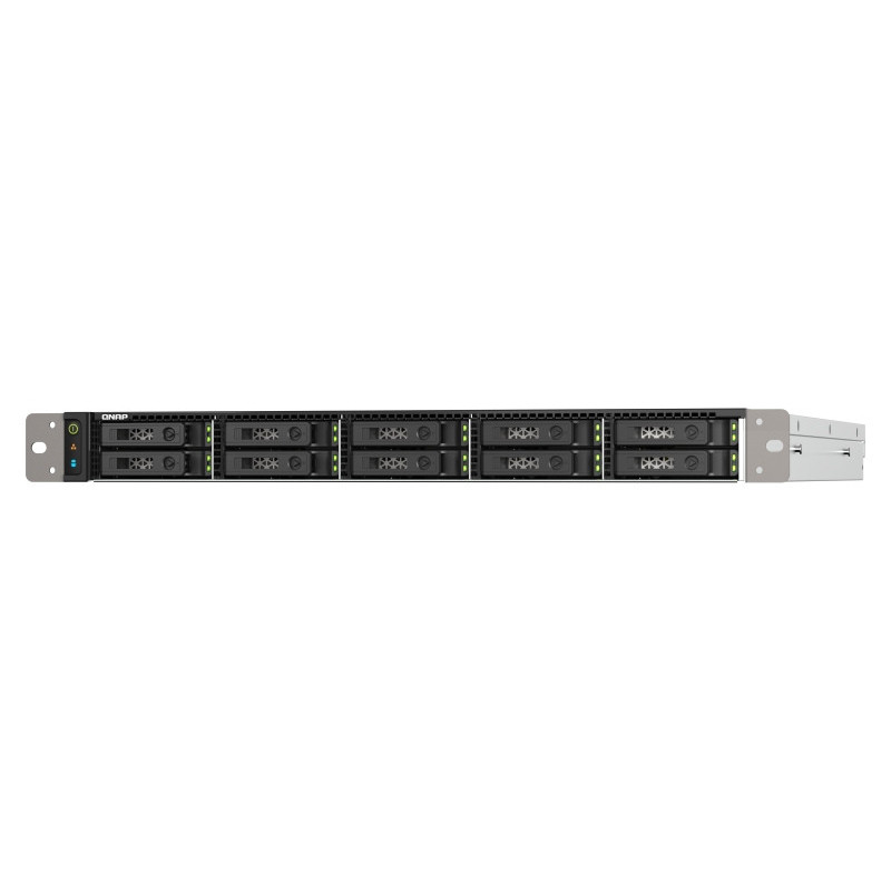 QNAP TS-h1090FU-7302P-128G (AMD EPYC, 128GB ECC RAM, 10x 2,5" U.2/SATA, 2x PCIe, 2x 2,5GbE, 2x25GbE)