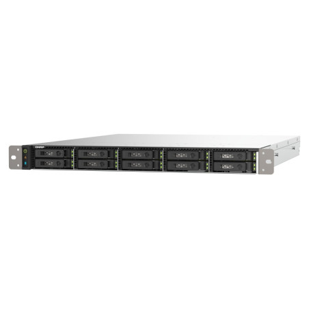 QNAP TS-h1090FU-7302P-128G (AMD EPYC, 128GB ECC RAM, 10x 2,5" U.2/SATA, 2x PCIe, 2x 2,5GbE, 2x25GbE)
