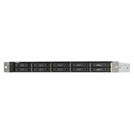 QNAP TS-h1090FU-7232P-64G (AMD EPYC, 64GB ECC RAM, 10x 2,5" U.2/SATA, 2x PCIe, 2x 2,5GbE, 2x 25GbE)