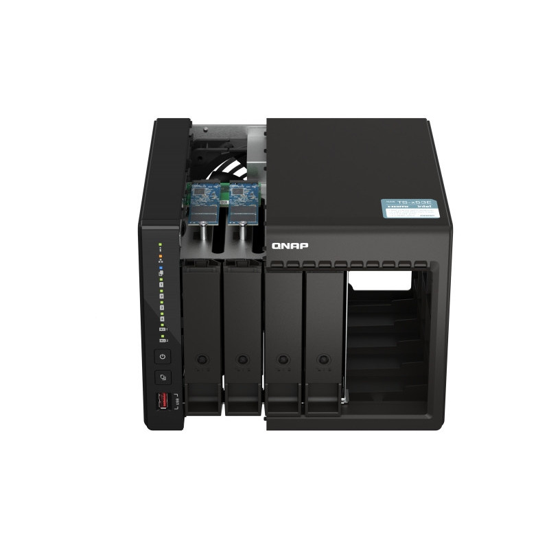 QNAP TS-453E-8G (4core 2,6GHz, 8GB RAM, 4x SATA, 2x M.2 NVM slot, 2x HDMI 4K, 2x 2,5GbE, 4x USB)