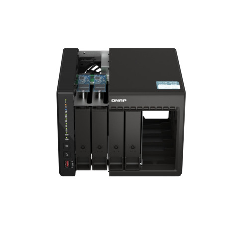 QNAP TS-453E-8G (4core 2,6GHz, 8GB RAM, 4x SATA, 2x M.2 NVM slot, 2x HDMI 4K, 2x 2,5GbE, 4x USB)