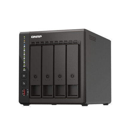QNAP TS-453E-8G (4core 2,6GHz, 8GB RAM, 4x SATA, 2x M.2 NVM slot, 2x HDMI 4K, 2x 2,5GbE, 4x USB)