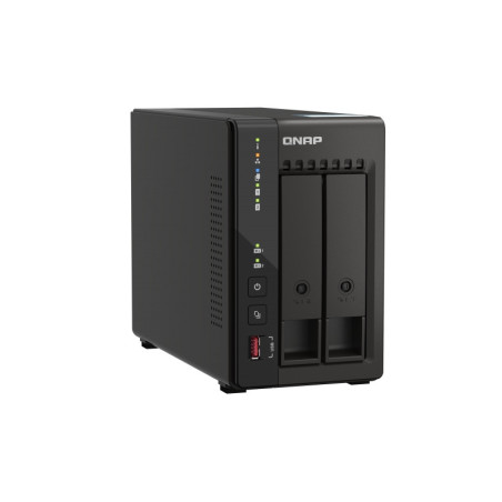 QNAP TS-253E-8G (4core 2,6GHz, 8GB RAM, 2x SATA, 2x M.2 NVM slot, 2x HDMI 4K, 2x 2,5GbE, 4x USB)