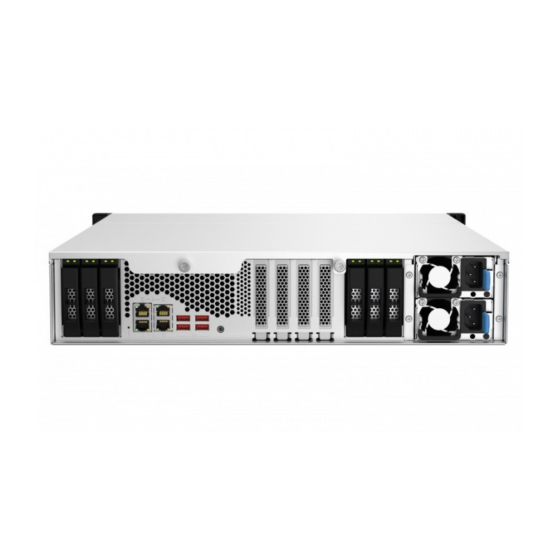 QNAP TS-h1887XU-RP-E2336-32G (Xeon 4,8GHz, ZFS, 32GB ECC RAM, 12x 3,5" + 6x2,5", 2x 2,5GbE, 2x10GbE)