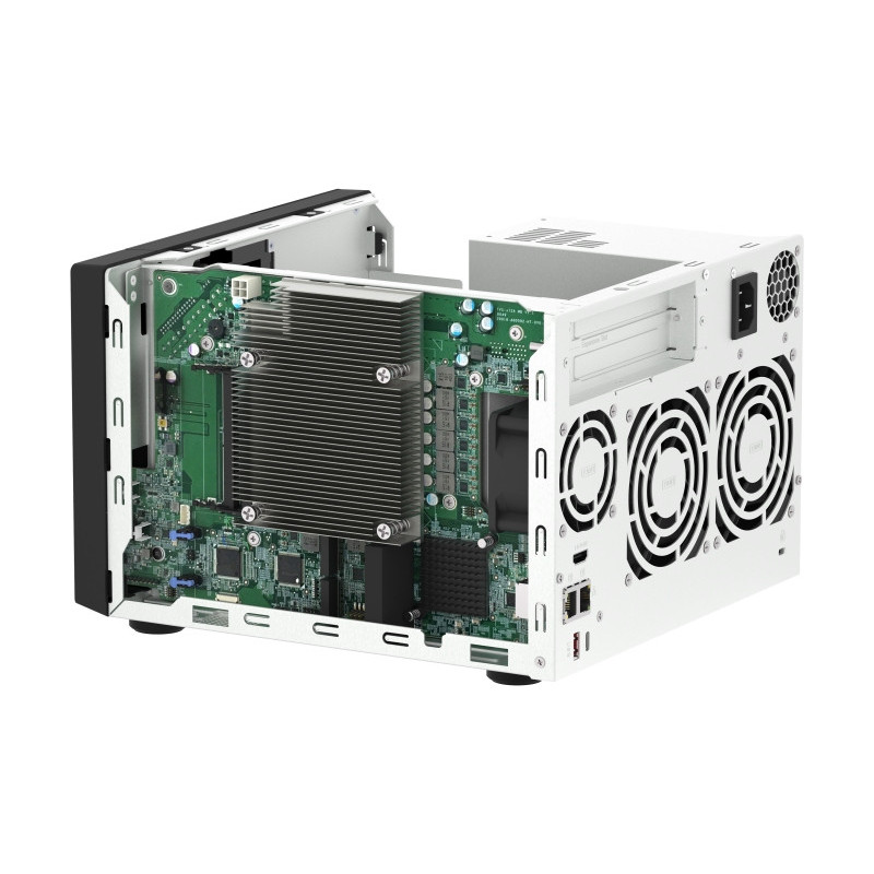 QNAP TVS-h674-i3-16G (4core 4,3GHz, ZFS, 16GB RAM, 6x SATA, 2x M.2 NVMe, 2x PCIe, 2x 2,5GbE, HDMI)