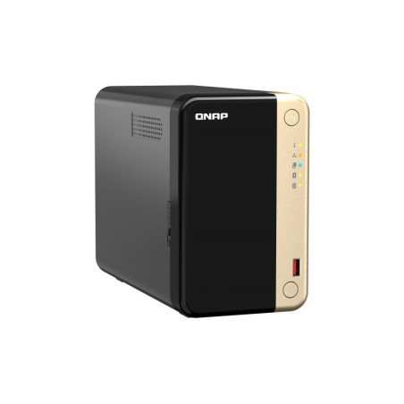 QNAP TS-264-8G (4core 2,9 GHz, 8GB RAM, 2x SATA, 2x M.2 NVMe, 1x PCIe, 2x 2,5GbE, 1x HDMI 4K, 4x USB)