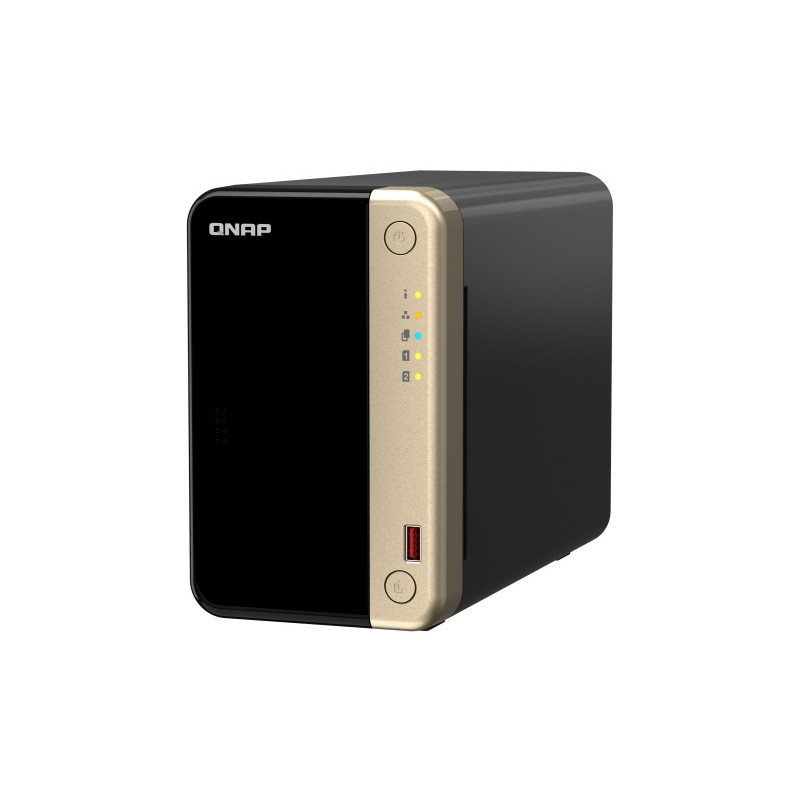 QNAP TS-264-8G (4core 2,9 GHz, 8GB RAM, 2x SATA, 2x M.2 NVMe, 1x PCIe, 2x 2,5GbE, 1x HDMI 4K, 4x USB)