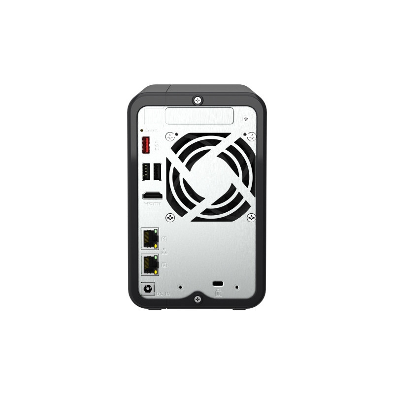 QNAP TS-264-8G (4core 2,9 GHz, 8GB RAM, 2x SATA, 2x M.2 NVMe, 1x PCIe, 2x 2,5GbE, 1x HDMI 4K, 4x USB)