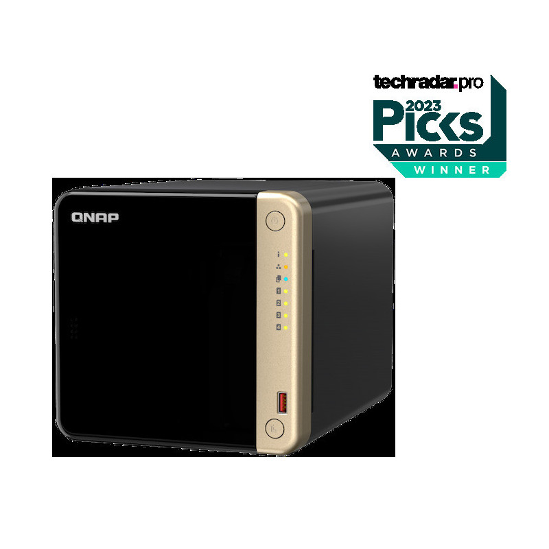 QNAP TS-464-8G (4core 2,9 GHz, 8GB RAM, 4xSATA, 2x M.2 NVM slot, 1xPCIe, 1xHDMI 4K, 2x2,5GbE, 4xUSB)