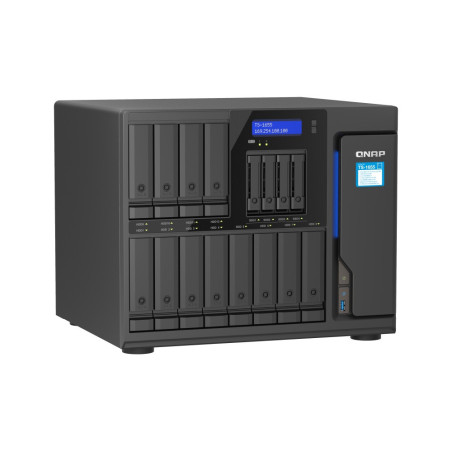 QNAP TS-1655-8G (8core 2,8 GHz, 8 GB RAM, 12 x 3,5 "+4 x 2,5" SATA, 2 x M.2 NVM slot, 2 x 2,5 GbE, 3 x PCIe)